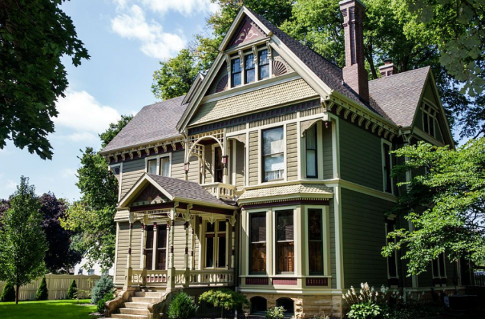 25 Ide Desain Rumah gaya Victorian yang Mewah